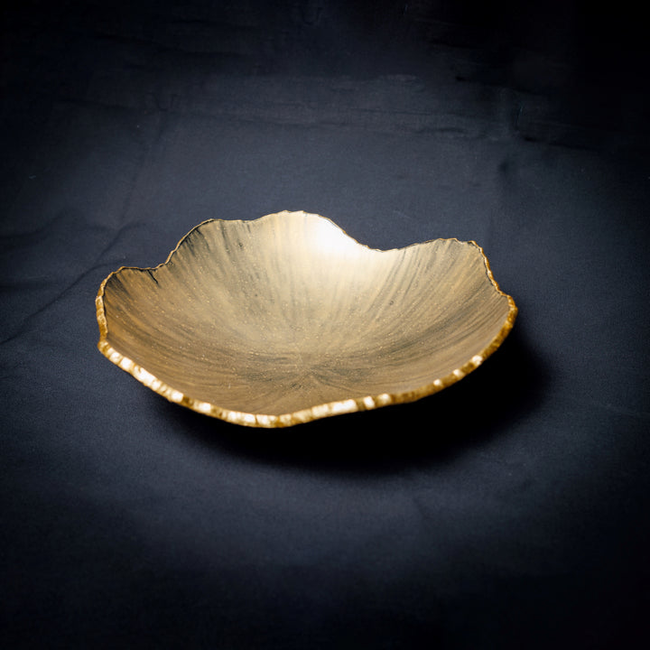 Metallic Gold Bikwavy Bowl