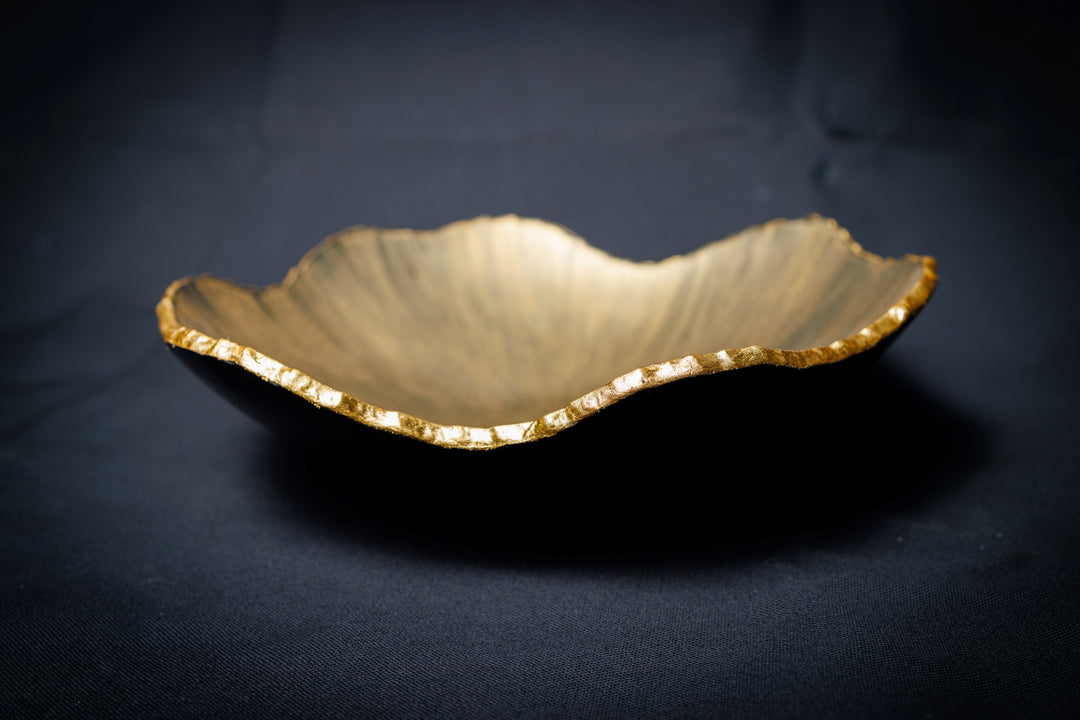 Metallic Gold Bikwavy Bowl