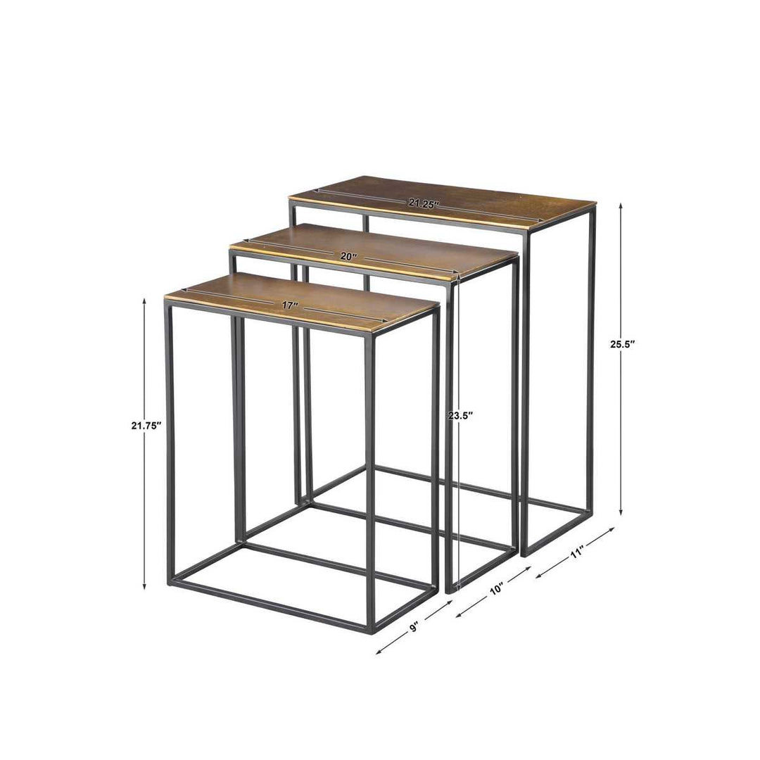 Coreene Nesting Tables S/3